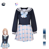 Mano Sakuragi The Idolmaster Schul-Idol-Uniform Cosplay Kostuem Damen