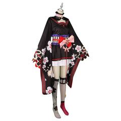 Wakamo Blue Archive Bühnen-Outfit Cosplay Kostuem Damen Rot Weiß