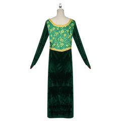 Fiona Princess Shrek Gruenes Prinzessinnenkleid Cosplay Kostuem Damen