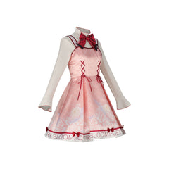 Poetic Bloom Shining Nikki Pinkes Blumenkleid Cosplay Kostuem Damen