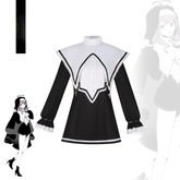 Akiyama Mizuki Project Sekai Nonnen-Kleid Cosplay Kostuem Damen Schwarz
