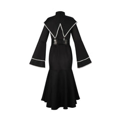Hatsune Miku Project Sekai Nonnen-Kleid Cosplay Kostuem Damen Schwarz Weiß