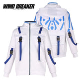 KEEL Crew Wind Breaker Strassen-Hoodie-Set Cosplay Kostuem Damen