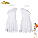 Cave Woman Halloween & Mittelalter Wildes Fellkleid Cosplay Kostuem Damen