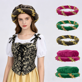 Gepolsterte Mittelalter-Haube – Renaissance Kopfbedeckung, Einheitsgröße