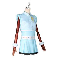 Blossom Bubbles Buttercup Powerpuff Girls Drei-Farben Kleid Set Cosplay Kostuem Damen