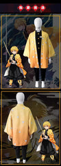 Demon Slayer Agatsuma Zenitsu Cosplay Kostüm Set