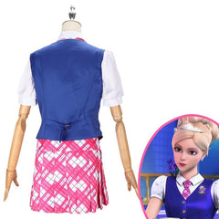 Barbie Glamour Prinzessin Akademie Delancey Devin Cosplay Kostüm Schuluniform Set