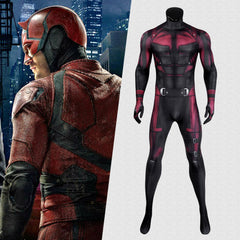 Daredevil Matt Cosplay Kostüm Trikot gedruckt Jumpsuit