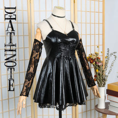 Death Note Misa Amane Cosplay Kostüm Kleider Free Cross Halskette