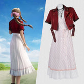 Final Fantasy 7 FF7 Aerith Gainborough Cosplay Kostüm Set