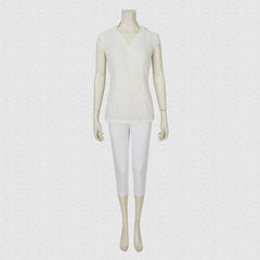 Film Star Wars: The Rise of Skywalker Rey Cosplay Kostüm weißer Anzug