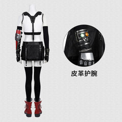 Final Fantasy VII: Rebirth Tifa Lockhart Cosplay Kostüm Set