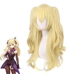 Genshin Impact Cosplay Fischl Perücke 80cm