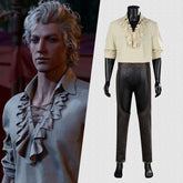 Game Baldur's Gate 3 Astarion Cosplay Kostüm Lagerbekleidung Shirt Set