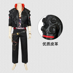 Game Cyberpunk 2077 Jackie Welles Cosplay Kostüm volles Set Punk Jacke Hose Anzug