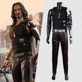 Game Cyberpunk 2077 Johnny Silverhand Cosplay Kostüm Komplettset