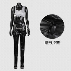 Game Cyberpunk 2077 Judy Cosplay Kostüm voller Satz von Riemchen Hose Weste Gaming Kleidung