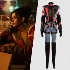 Game Cyberpunk 2077 Panam Palmer Cosplay Kostüm Komplettset