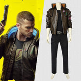 Game Cyberpunk 2077 V Cosplay Kostüm voller Satz Spiel gleichen Stil
