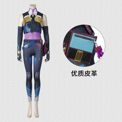 Game VALORANT Neon Cosplay Kostüm Komplettset