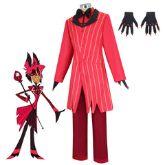 Hazbin Hotel Alastor Cosplay Kostüm Set