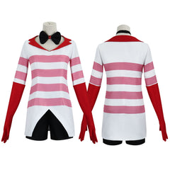 Hazbin Hotel Angel Dust Cosplay Kostüm Set
