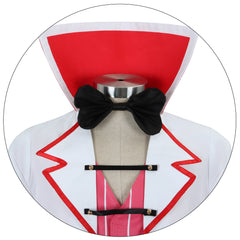 Hazbin Hotel Lucifer Morningstar cospaly Kostüm Anzug Kleidung Hut volles Set