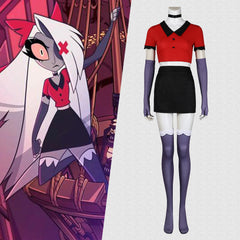 Hazbin Hotel Vaggi Cosplay Kostüm Roter Anzug