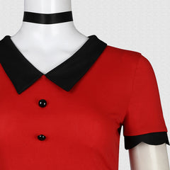 Hazbin Hotel Vaggi Cosplay Kostüm Roter Anzug