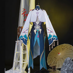 Honkai: Star Rail Ruanmei Cosplay Kostüme voller Satz von chinesischen cheongsam