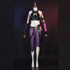 LOL League of Legends Battle of the Twin Cities Jinx cosplay Kleidung Spiel Kleidung voller Satz
