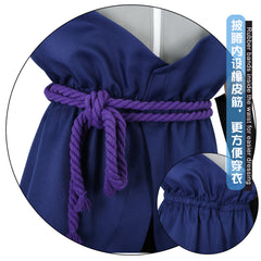 Naruto Shippuden Sasuke Uchiha Cosplay Kostüm Komplett-Set grau