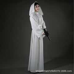 Sci-Fi Princess weiße Kleidung Cosplay Kostüm Set