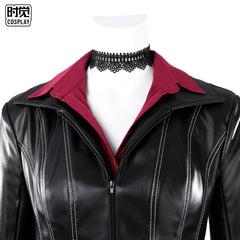 Survival Horror Lederjacke Cosplay Kostüm Set Damen