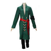 One Piece Kapitel Land der Wisteria - Roronoa Zoro Cosplay-Anime-Outfit-Set