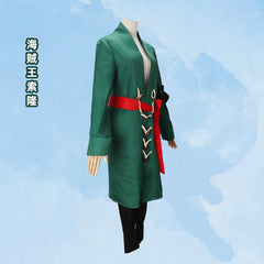 One Piece Kapitel Land der Wisteria - Roronoa Zoro Cosplay-Anime-Outfit-Set