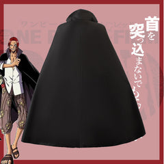 One Piece Shanks Cosplay Kleidung Hemd Jacke Kostüm komplettes Set