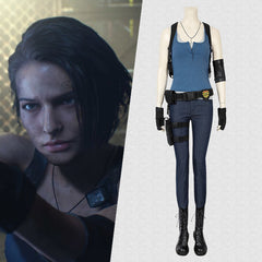 Resident Evil 3 Remake Jill Valentine Cosplay Kostüm Spiel Set