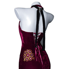 Resident Evil 4 Remake König Ada Cosplay besticktes Cheongsam Kostüm Set
