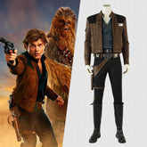 Film Solo: A Star Wars Story Han Solo Cosplay Kostüm Punk-Stil Anzug