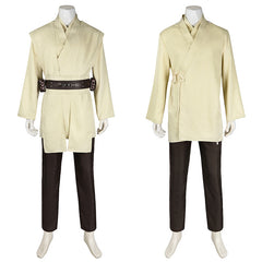 Film Star Wars Episode 1-The Phantom Menace:Qui-Gon Jinn Cosplay Kostüm Umhang Set