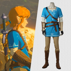 The Legend of Zelda Breath of the Wild Link Cosplay Kostüm Set