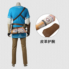 The Legend of Zelda Breath of the Wild Link Cosplay Kostüm Set