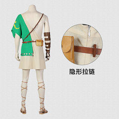 The Legend of Zelda Tears of the Kingdom Link Cosplay Kostüm Set