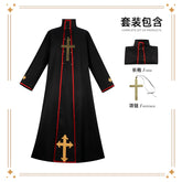 Wizard Cleric Halloween & Mittelalter Mystische Kutte Cosplay Kostuem Damen