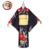 Tamayo Demon Slayer Kimono-Set Cosplay Kostuem Damen Lila