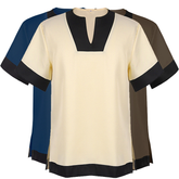 Schlitzsaum-Hemd SALE – Renaissance Kurzarm-Hemd, HERREN