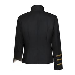 Militär-Bandjacke mit Goldknöpfen – viktorianischer Doublet Mantel für Bühne & Karneval, DAMEN