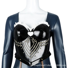 Hulkenberg Metaphor ReFantazio Ruestung Cosplay Kostuem Damen Schwarz Blau
